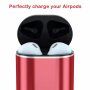 Power bank 5200 mAh z ładowaniem bezprzewodowym dla Apple Watch / AirPods - czerwony