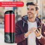 Power bank 5200 mAh z ładowaniem bezprzewodowym dla Apple Watch / AirPods - czerwony