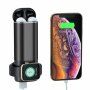 Power bank 5200 mAh z ładowaniem bezprzewodowym dla Apple Watch / AirPods - czarny