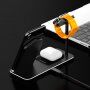 Aluminiowa stacja ładująca bezprzewodowa dla iPhone / Apple Watch / AirPods - czarna