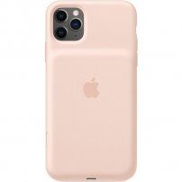 Oryginalne Apple etui tylne z baterią do iPhone 11 Pro Max - piaskowo-różowe