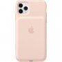 Oryginalne Apple etui tylne z baterią do iPhone 11 Pro Max - piaskowo-różowe
