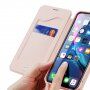 Dux Ducis pokrowiec flip z miejscem na karty do iPhone XR - różowe