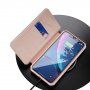 Dux Ducis pokrowiec flip z miejscem na karty do iPhone XR - różowe