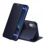 Dux Ducis pokrowiec flip z miejscem na karty do iPhone XR - niebieskie