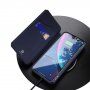 Dux Ducis pokrowiec flip z miejscem na karty do iPhone XR - niebieskie