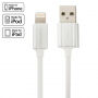 KiwiBird certyfikowany MFi lightning kabel dla Apple iPhone / iPad / iPod - 1 m - bialy