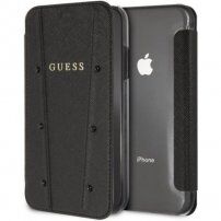 Guess Kaia Book case pokrowiec do iPhone XS Max - czarny