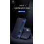 Dux Ducis pokrowiec flip z miejscem na karty do iPhone XR - niebieskie
