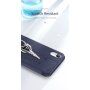 Dux Ducis pokrowiec flip z miejscem na karty do iPhone XR - niebieskie