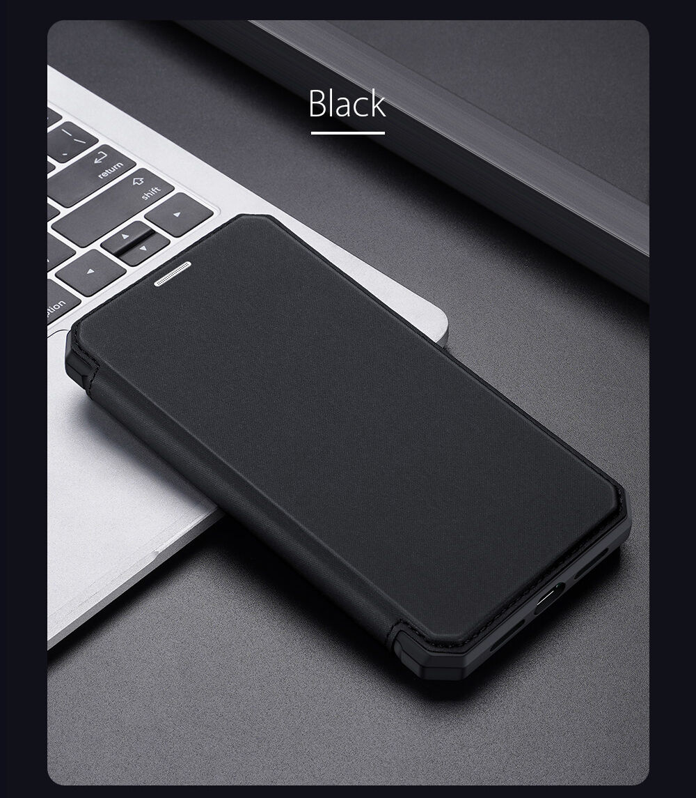 Dux Ducis pokrowiec flip z miejscem na karty do iPhone XR - niebieskie