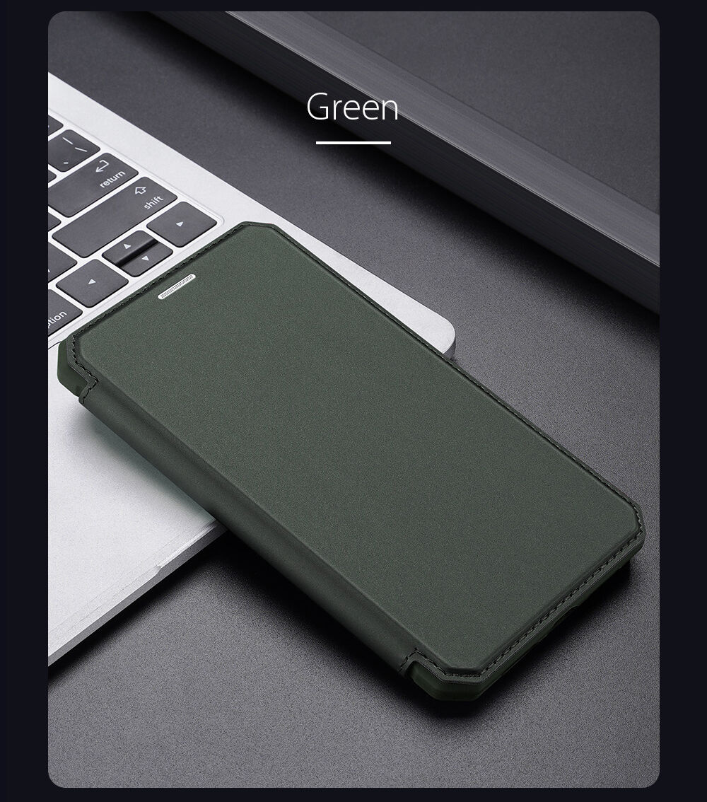 Dux Ducis pokrowiec flip z miejscem na karty do iPhone XR - niebieskie