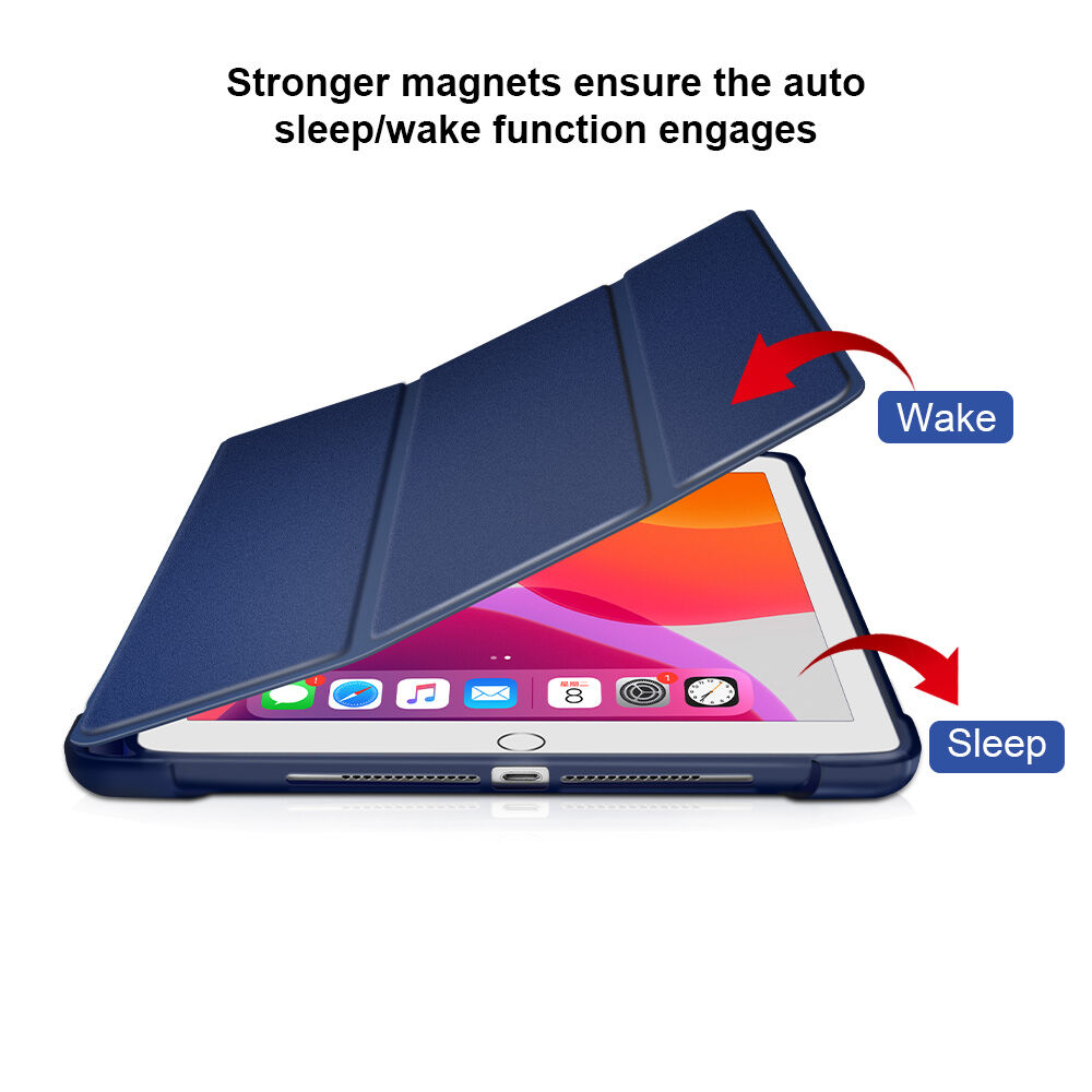 Pokrowiec flip z funkcją usypiania i miejscem na Apple Pencil dla iPad 10,2