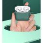 Usams opakowanie silikonowe z karabińczykiem do AirPods Pro - żółte