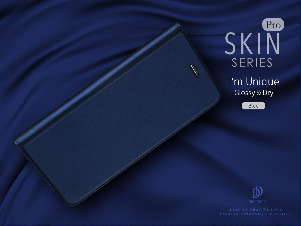 Dux Ducis pokrowiec flip ze stojakiem dla iPhone 7 Plus / 8 Plus - ciemnoniebieski