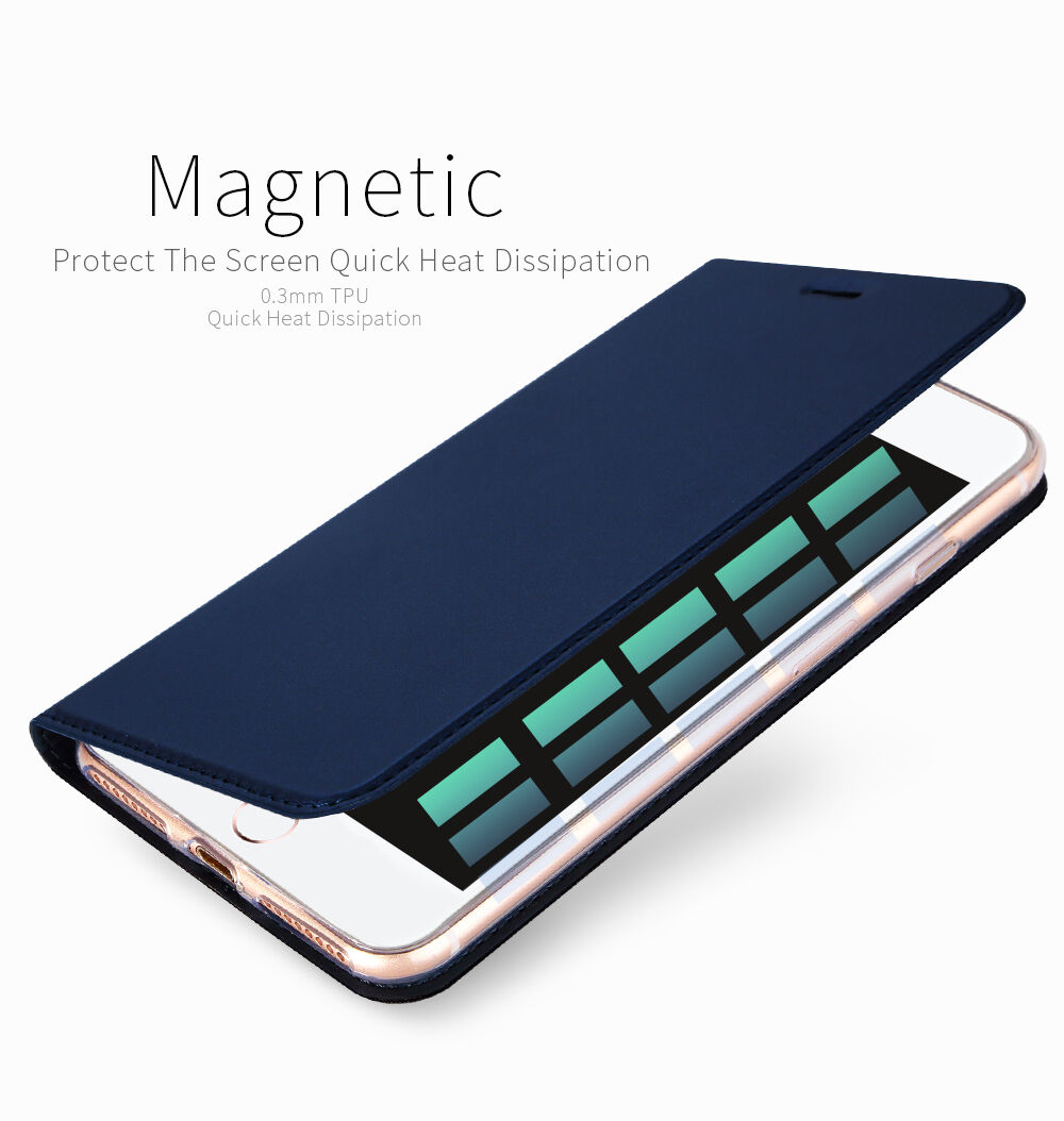 Dux Ducis pokrowiec flip ze stojakiem dla iPhone 7 Plus / 8 Plus - ciemnoniebieski