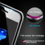 4D szkło hartowane 9H (Tempered Glass) do iPhone 6 Plus / 6S Plus - 0,26 mm – czarne