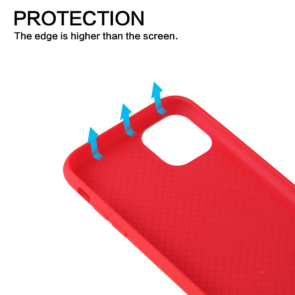 Howmark miękkie gumowane etui do iPhone 11 Pro Max - ciemnoniebieskie