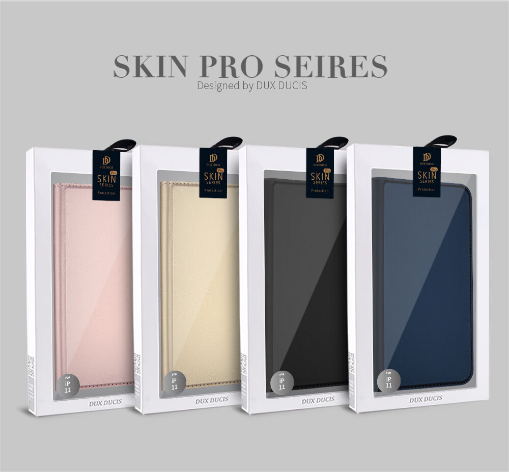 Dux Ducis pokrowiec flip ze stojakiem do iPhone 11 Pro - złoty Dux Ducis pokrowiec flip ze stojakiem do iPhone 11 Pro - złoty
