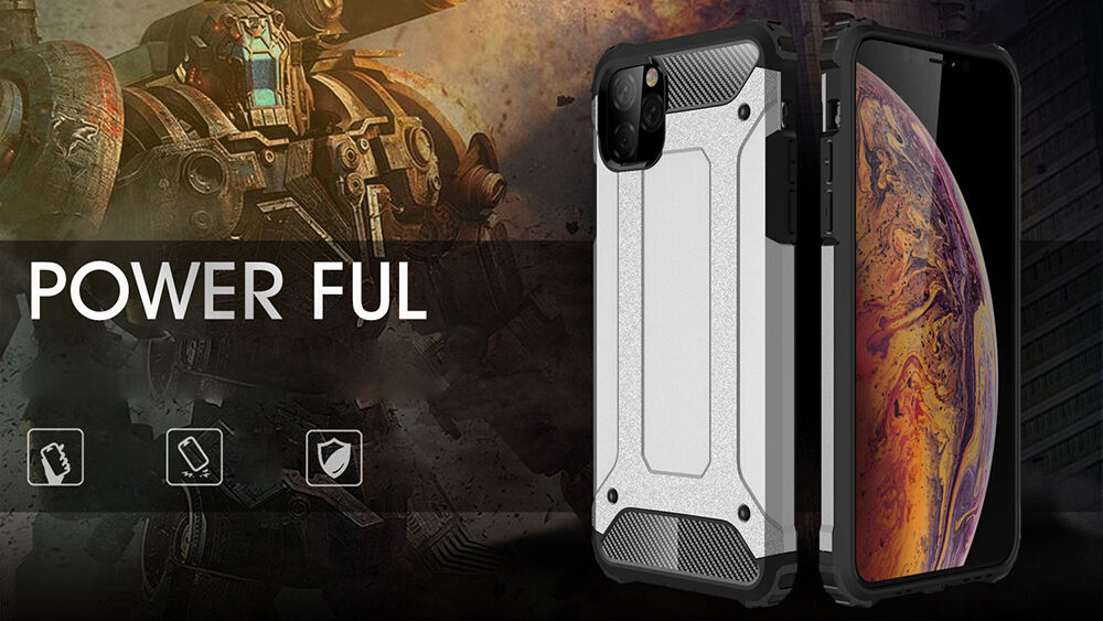 Trwałe Armor etui do iPhone 11 Pro Max - złote