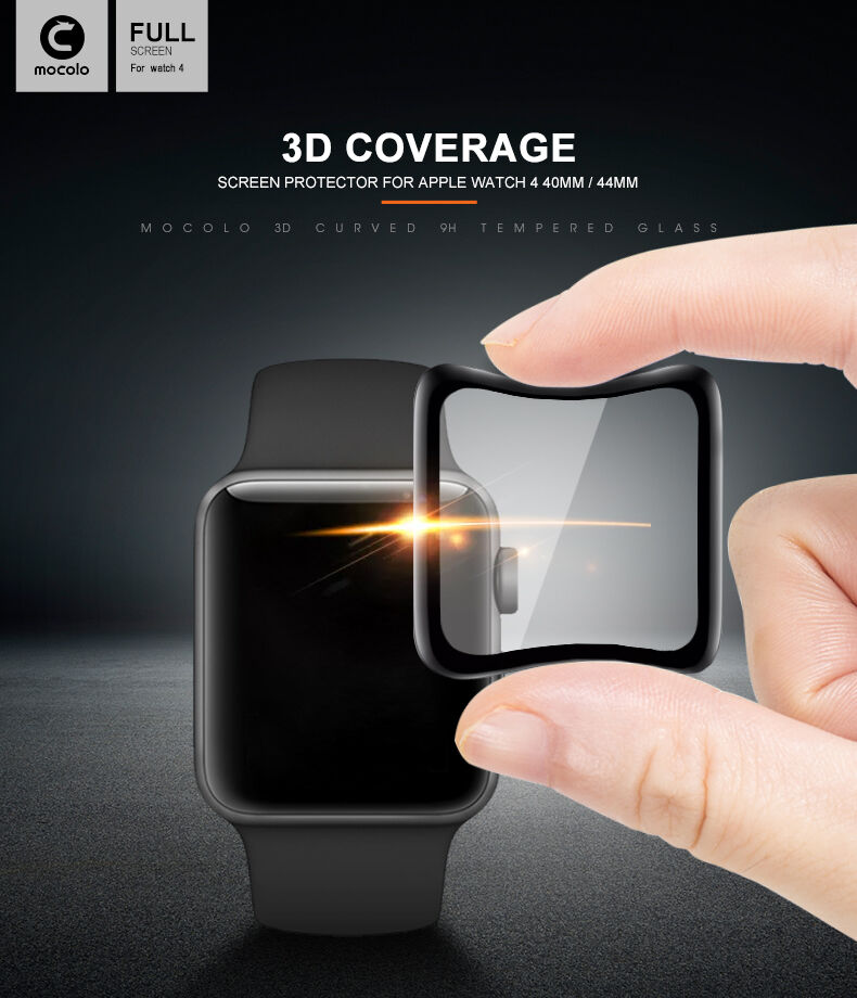 Mocolo szkło hartowane 3D z miękką krawędzią do Apple Watch 40mm
