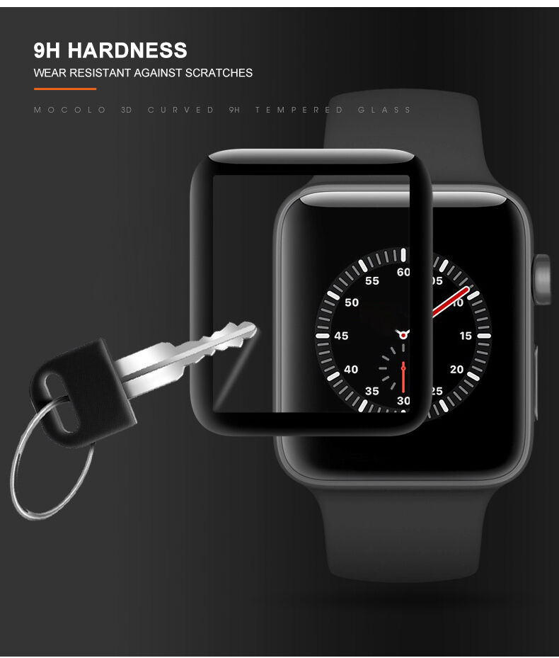 Mocolo szkło hartowane 3D z miękką krawędzią do Apple Watch 40mm