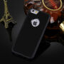 Magiczne antygrawitacyjne etui samoprzylepne dla Apple iPhone 6 / 6S - odpowiednie do selfie - czarne