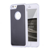 Magiczne antygrawitacyjne etui samoprzylepne dla Apple iPhone 6 / 6S - odpowiednie do selfie - biało-czarne