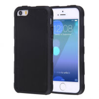 Magiczne antygrawitacyjne etui samoprzylepne dla Apple iPhone 5 / 5S / SE (2016) - odpowiednie do selfie - czarne