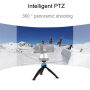 PULUZ Statyw / trójnóg z głową obrotową 360° dla iPhone - niebieski