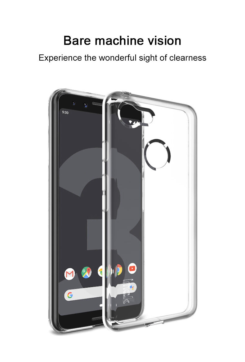 Imak etui plastikowe do Google Pixel 3 - przezroczyste