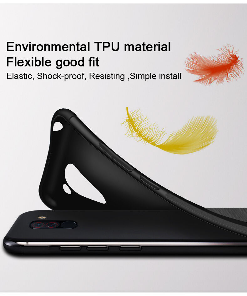 Imak Vega etui plastikowe z teksturą szlifowaną do Google Pixel 3XL - czarne
