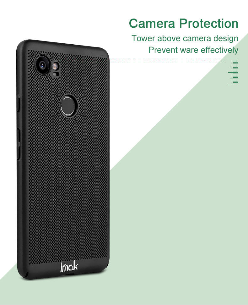 Imak etui plastikowe z wentylacją do Google Pixel 2XL - czarne