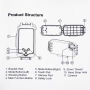 HAWEEL wodoodporny futerał do głębokości 40m do iPhone 8 Plus / 7 Plus - czarny
