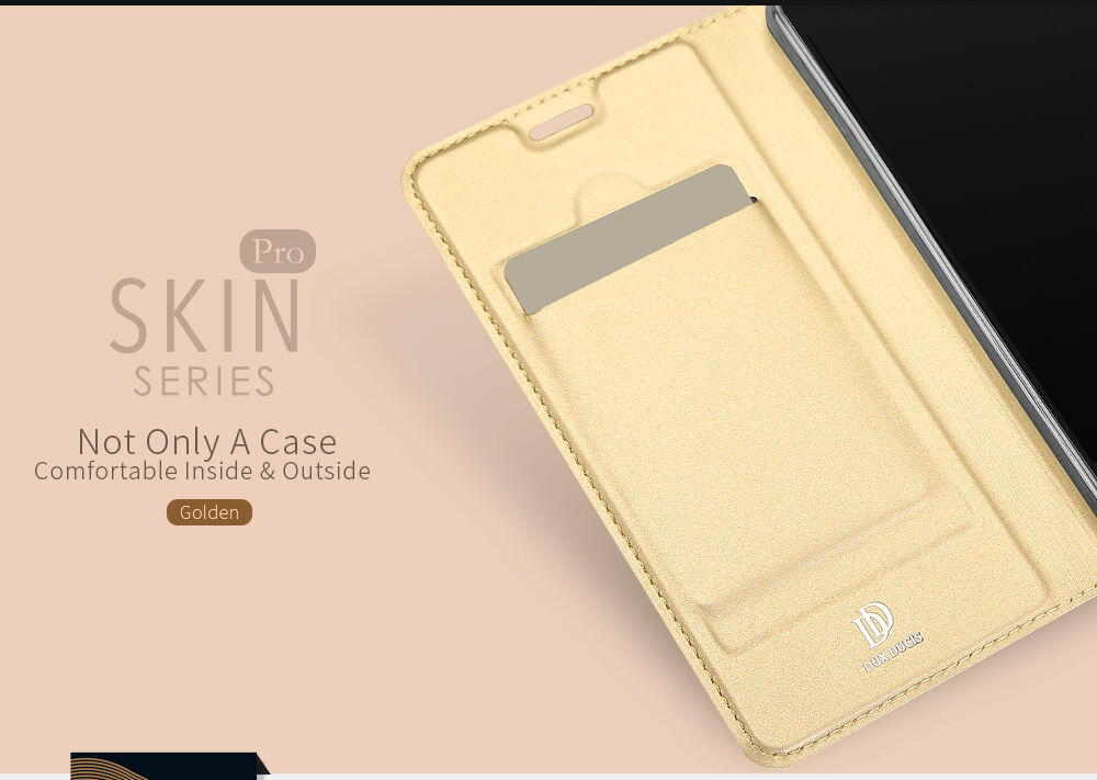 Dux Ducis Skin Pro pokrowiec flip do Google Pixel 2 - różowo-złoty