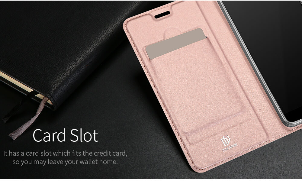 Dux Ducis Skin Pro pokrowiec flip do Google Pixel 2 - różowo-złoty