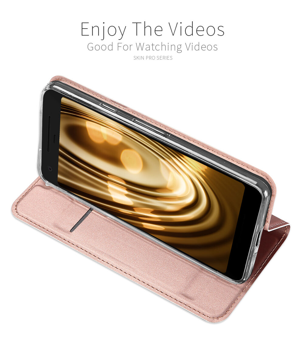 Dux Ducis Skin Pro pokrowiec flip do Google Pixel 2 - różowo-złoty