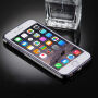 Opakowanie do iPhone 6 Plus / 6S Plus z 360° ochroną i błyszczącymi krawędziami - chroni przednią i tylną część - szare