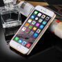 Opakowanie do iPhone 6 Plus / 6S Plus z 360° ochroną i błyszczącymi krawędziami - chroni przednią i tylną część - złote