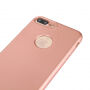 Etui silikonowe do iPhone 8 Plus / 7 Plus z ochroną 360° - chroni część przednią i tylną - różowo-złote (Reso Gold)