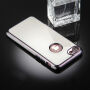 Opakowanie do iPhone 8 / 7 z 360° ochroną i błyszczącymi krawędziami - chroni przednią i tylną część - szare