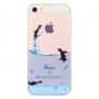 Etui do iPhone 5 / 5S / SE (2016) – grafika – pingwiny