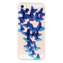 Etui ochronne grafika do iPhone 5 / 5S / SE (2016) – niebieskie motyle