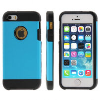 Super trwałe "Armor" etui dla iPhone 5 / 5S / SE (2016) - niebieskie