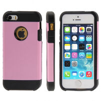 Super trwałe "Armor" etui dla iPhone 5 / 5S / SE (2016) - różowe
