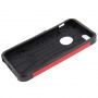 Super trwałe "Armor" etui dla iPhone 5 / 5S / SE (2016) - czerwone