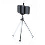 Aluminiowy statyw / tripod z teleskopowymi nogami dla iPhone – srebrny