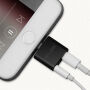 OCUBE 2w1 redukcja Lightning do 3,5 mm portu i Lightning dla Apple iPhone - czarna
