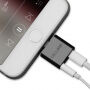 OCUBE 2w1 redukcja Lightning do 3,5 mm portu i Lightning dla Apple iPhone - czarna