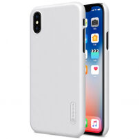 NILLKIN etui tylne z ochroną wyświetlacza dla Apple iPhone XS / iPhone X - białe